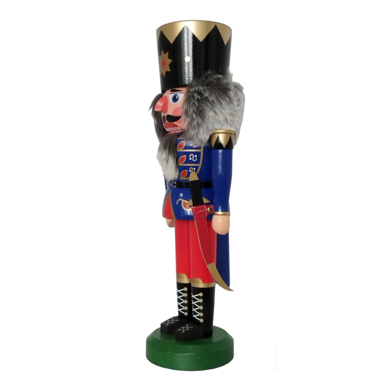 Nussknacker König dunkelblau, mittel – Bild 2