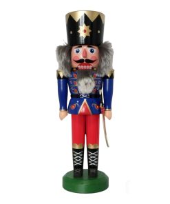 Nussknacker König dunkelblau, mittel