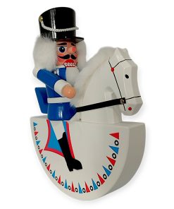 Nussknacker Reiter Husar blau, groß