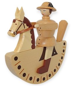 Seiffener Reiter groß, natur