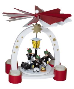 Teelichtbogenpyramide Bergmänner, limitiert