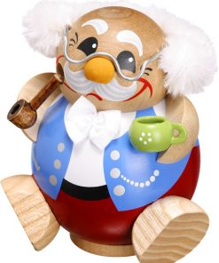 Kugelräucherfigur Pensionär